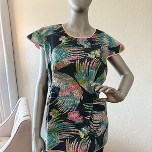 Artist Smock Apron with large pockets, Snap‎ Back Closure & Tie